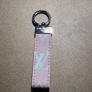 Fashion Pink monogram keychain